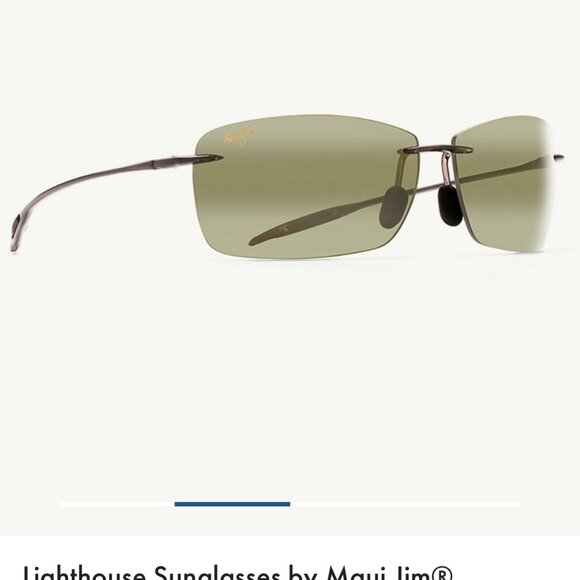 MAUI JIM LIGHTHOUSE POLORIZED SUNGLASSES- BRAND NEW NEVER WORN - Picture 1 of 6